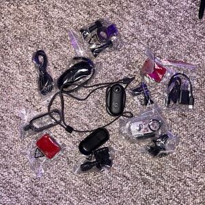 Black and Red Tech Accessories Bundle